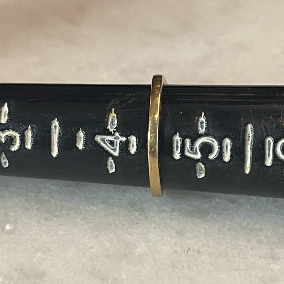 Genuine Amethyst gemstone & Diamond 10K Gold stamped Ring beautiful purple real - Picture 6 of 7